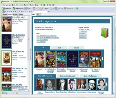 Booknizer 10.0 screenshot