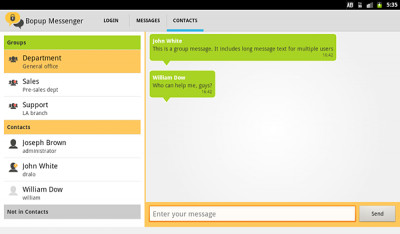 Bopup Messenger for Android 1.6.1 screenshot