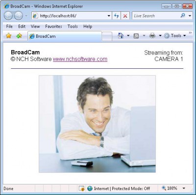 BroadCam Pro Streaming Video Server 2.29 screenshot
