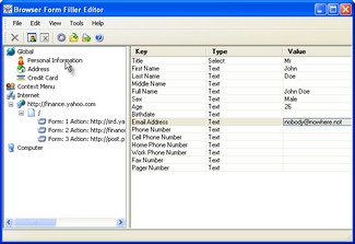 Browser Form Filler 1.51 screenshot