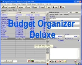 Budget Organizer Deluxe 4.12 screenshot
