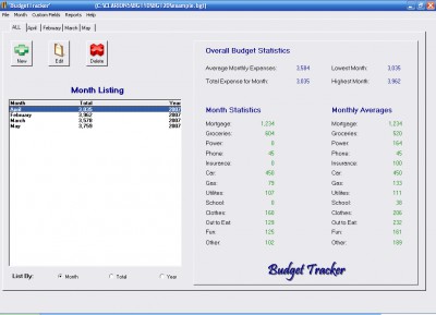 Budget Tracker 3.2 screenshot