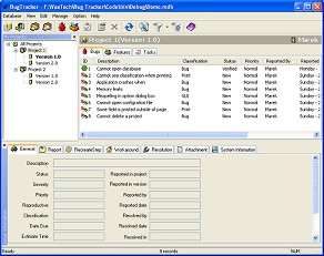 Bug Tracking/Defect Tracking Unlimited User Licens 2.9.8 screenshot