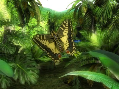 Butterfly Jungle 3D Screensaver 1.0 screenshot