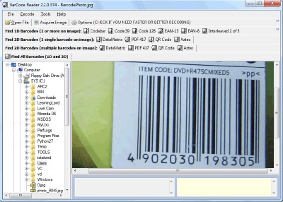 Bytescout BarCode Reader 8.60.0.1561 screenshot