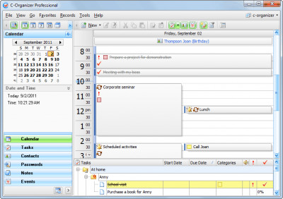 C-Organizer Pro 7.0.1 screenshot