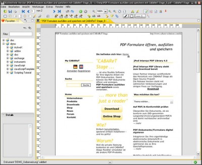 CABAReT Stage PDF 4.1.2 screenshot