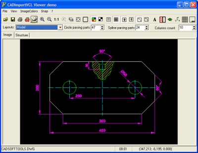 CAD Import VCL 10 screenshot