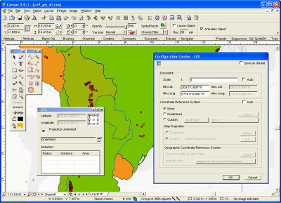 Canvas GIS Mapping Edition (Mac) 9.0.4 screenshot