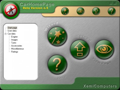 CarHomePage 1.0 screenshot