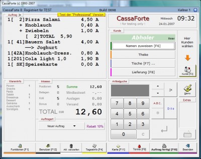 CassaForte 2009 screenshot