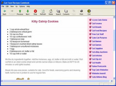 Cat Food Recipes Cookbook Cat Food R screenshot
