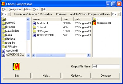 CHAOS Compressor 3.0 screenshot