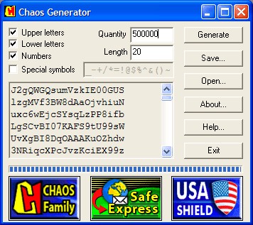CHAOS Generator 2.4 screenshot