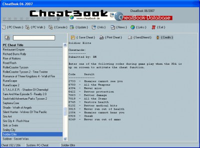 CheatBook Issue 06/2007 06-2007 screenshot