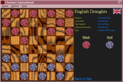 Checkers International 1.6 screenshot