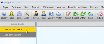 Cheque Printing Software 7.0 screenshot