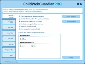 ChildWebGuardian PRO 2.0.15 screenshot