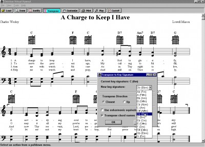Christian Virtual Hymnal 2.3d screenshot