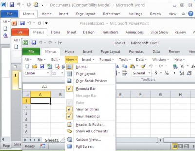 Classic Menu for Office Enterprise 2010 5.00 screenshot