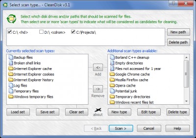CleanDisk 3.2 screenshot