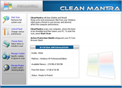 CleanMantra 4.0 screenshot