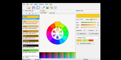 CoffeeCup Website Color Schemer 4.2.130 screenshot
