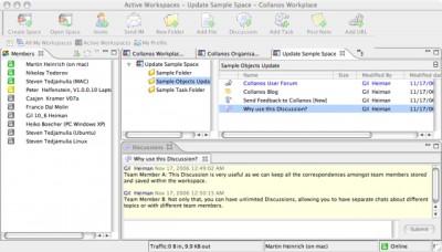 Collanos Workplace Mac OS X 1.0.01.00 screenshot