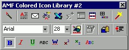 Colored Toolbar Icons for Word 2.0 screenshot