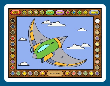 Coloring Book 12: Airplanes 1.02.57 screenshot