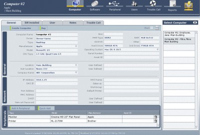 Computer Admin Pro Mac 5.09 screenshot