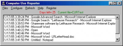 Computer Use Reporter 3.1.0 screenshot