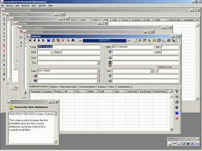 ConneX Information Management 5.8 screenshot