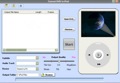 Convert 2 iPod Format Suite 5.1.2.1347 screenshot
