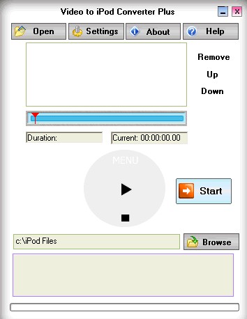 Convert Video to iPod 2007 screenshot