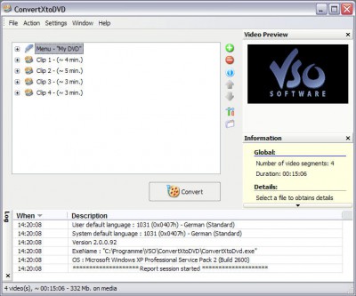 ConvertXtoDVD Pro 2.9 2.9 screenshot