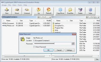 CryptoExpert 2006 Professional 6.5.2 screenshot