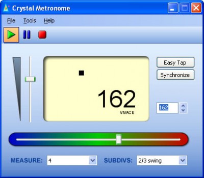 Crystal Metronome 1.4.7 screenshot
