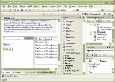 CSUpload Controls Package 1.0 screenshot