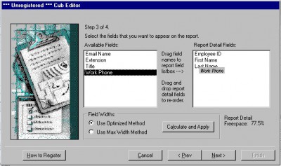 Cub Editor for MS Access 97 97.20 screenshot