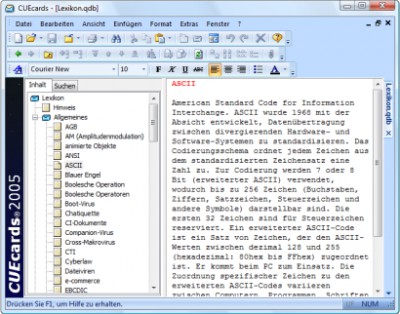 CUEcards® 2005 4.32 screenshot