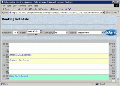 CyberMatrix Meeting Manager Web 8.11 screenshot