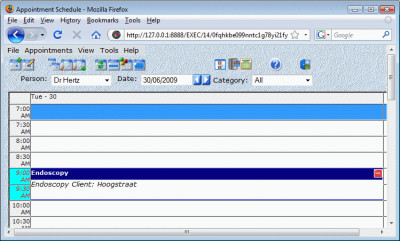 CyberMatrix Pro Schedule Web 7.22 screenshot