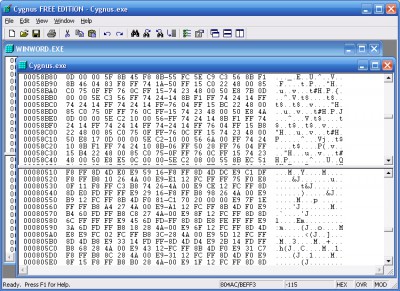 Cygnus Hex Editor FREE EDITION 1.00 screenshot