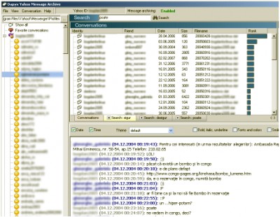 Dapyx Messenger Archive Reader 1.0 screenshot