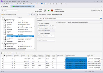 dbForge Data Generator for SQL Server 4.5.16 screenshot