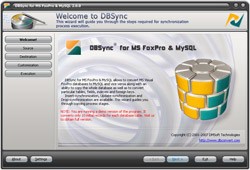 DBSync for FoxPro & MySQL 2.0 screenshot