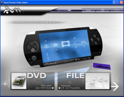 deset Pocket Video Maker - SONY PSP 2.0 screenshot