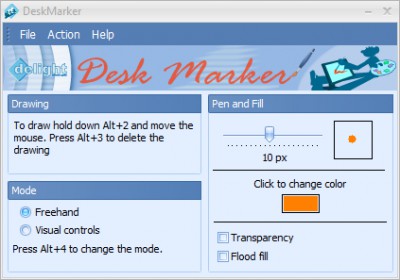 DeskMarker 2.0 screenshot