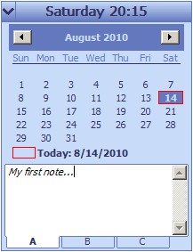 Desktop Calendar Reminder 1.70 screenshot